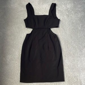 Mini Black Cut Out Dress. Size small.
